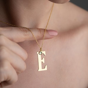 Colar personalizado com inicial grande e pingente de pedra de nascimento, colar com inicial de pedra de nascimento, joia de prata com letras grandes, presente para novas mamães