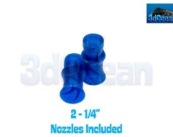 Discontinued Colors Random Pattern Nozzles Pair for Fluval Evo/Spec Aquarium OEM 1/4"