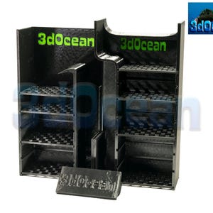 3d Printed Chamber Media Basket Combo For Fluval Flex 9g 34l Aquarium With Flow Directors Built In And Lower Intake Cover