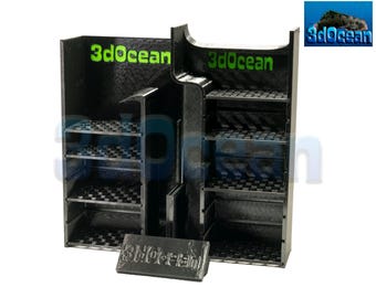 3D Printed Media Basket Combo for Fluval Flex 9g/34l Aquarium