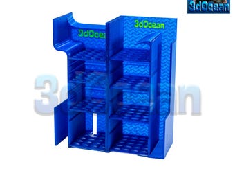 3d0cean 3D Printed Media Basket Combo for Fluval Evo 13.5g with Plug