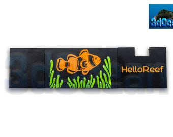 HelloReef 15g Rear Chamber All 3 Chambers Covers 3d Printed Graphic Clownfish & Anemone