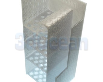 Fluval Flex 15g 3D-utskriven mediekorg med kammare 2, hyllor och flödesriktningsgivare