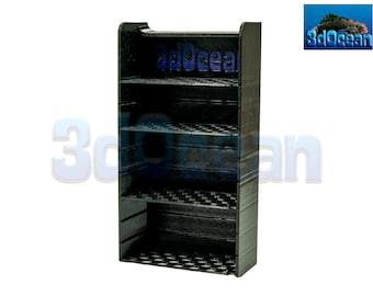 3D Gedruckt Medien Korb Für Fluval Spec III V Evo 5g Mit 4 Ablagen & Kammerwand Dübel + 2 Pads