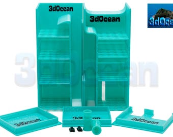 3d0cean 3D Printed Upgrade Kit: Fluval Evo 13.5g Media Basket Nozzles & Covers
