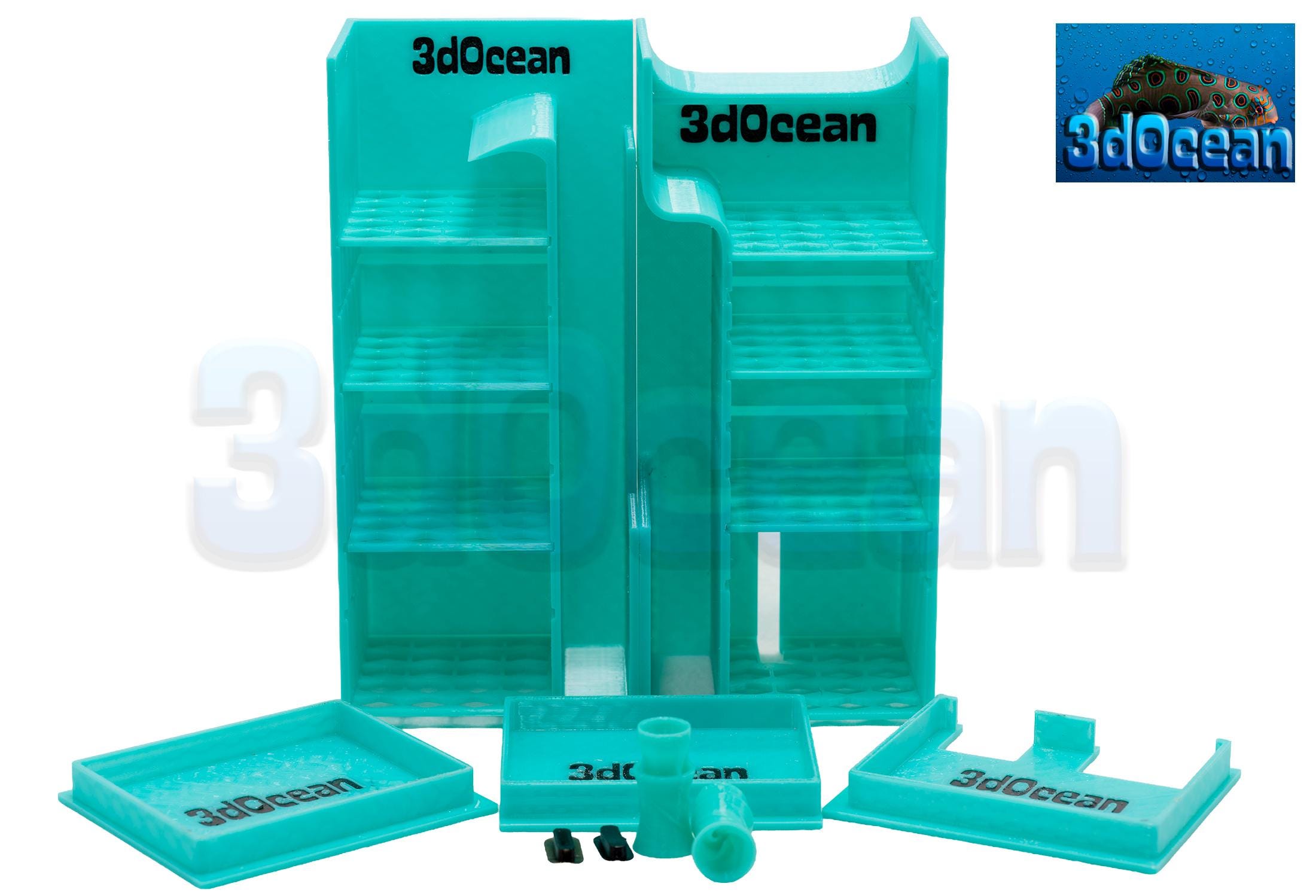 3d0cean 3D Printed Upgrade Kit: Fluval Evo 13.5g Media Basket