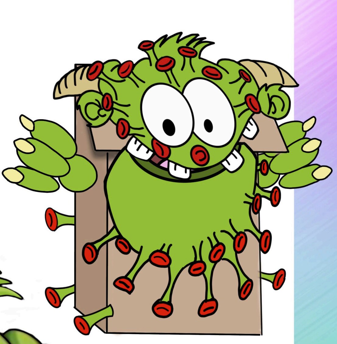 Monster Paper Bag Puppet Printable Coloring Puppet Kit / Preschool Monster Paper Bag Puppet Printable Coloring Puppet Kit / Preschool