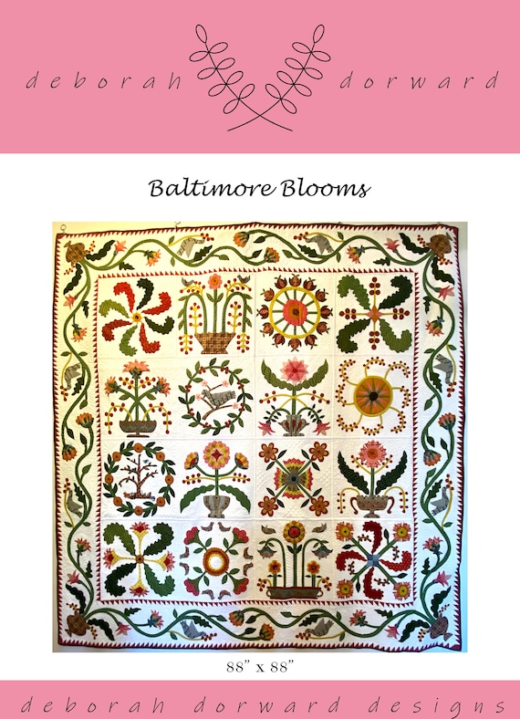 Baltimore Blooms Pattern - Etsy
