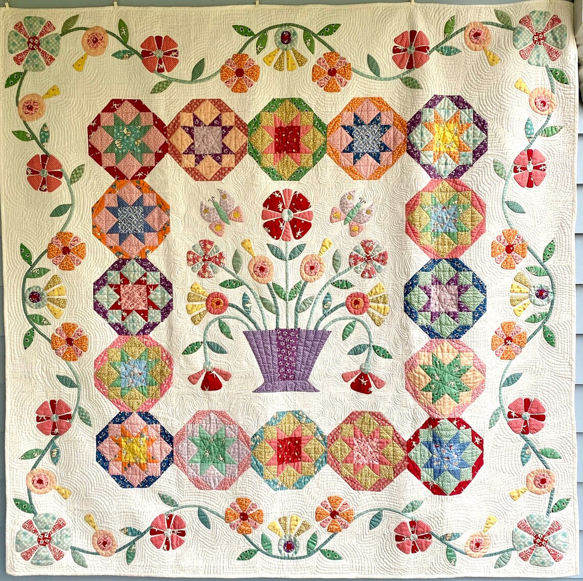 Flowers and Stones Pattern Etsy