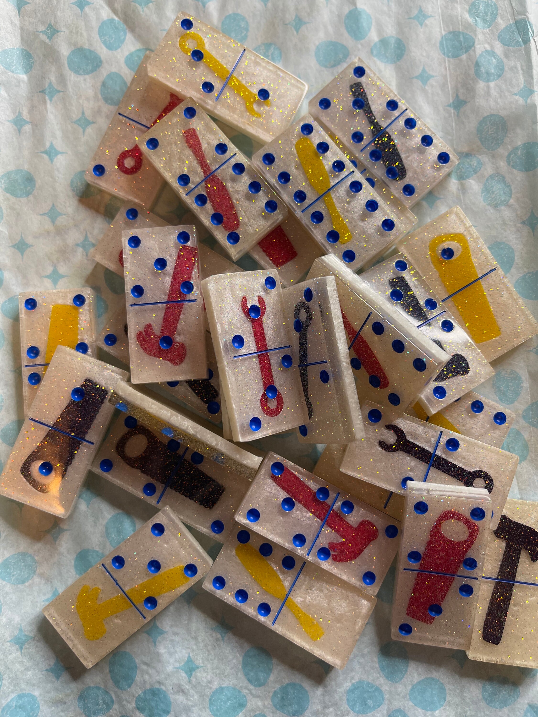 Handmade Domino Set - Etsy