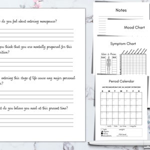 Perimenopause Printable Symptom Tracker for Women menstrual - Etsy