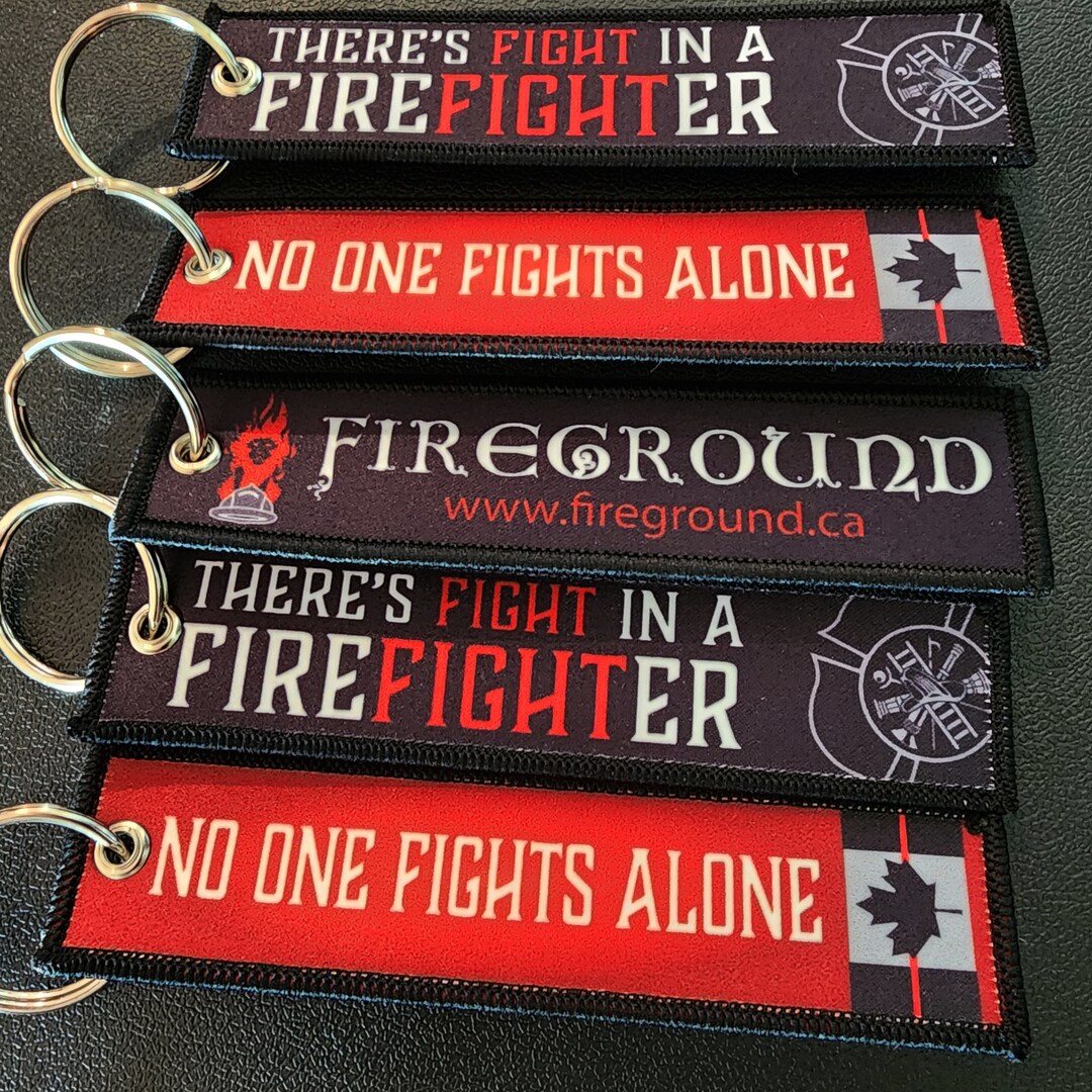 Firefighter Key Tags - Etsy