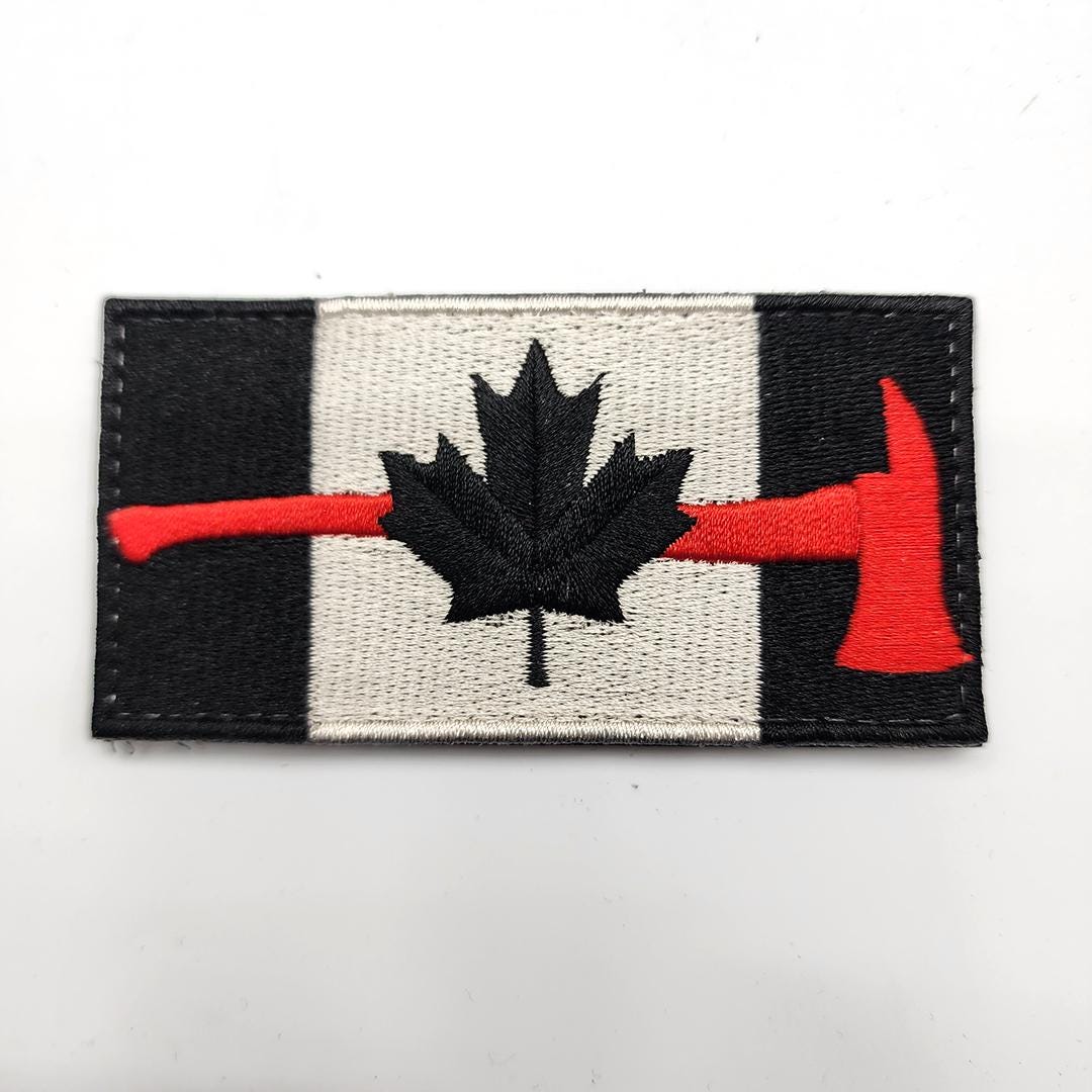 Thin Red Line Patch V2 - Etsy