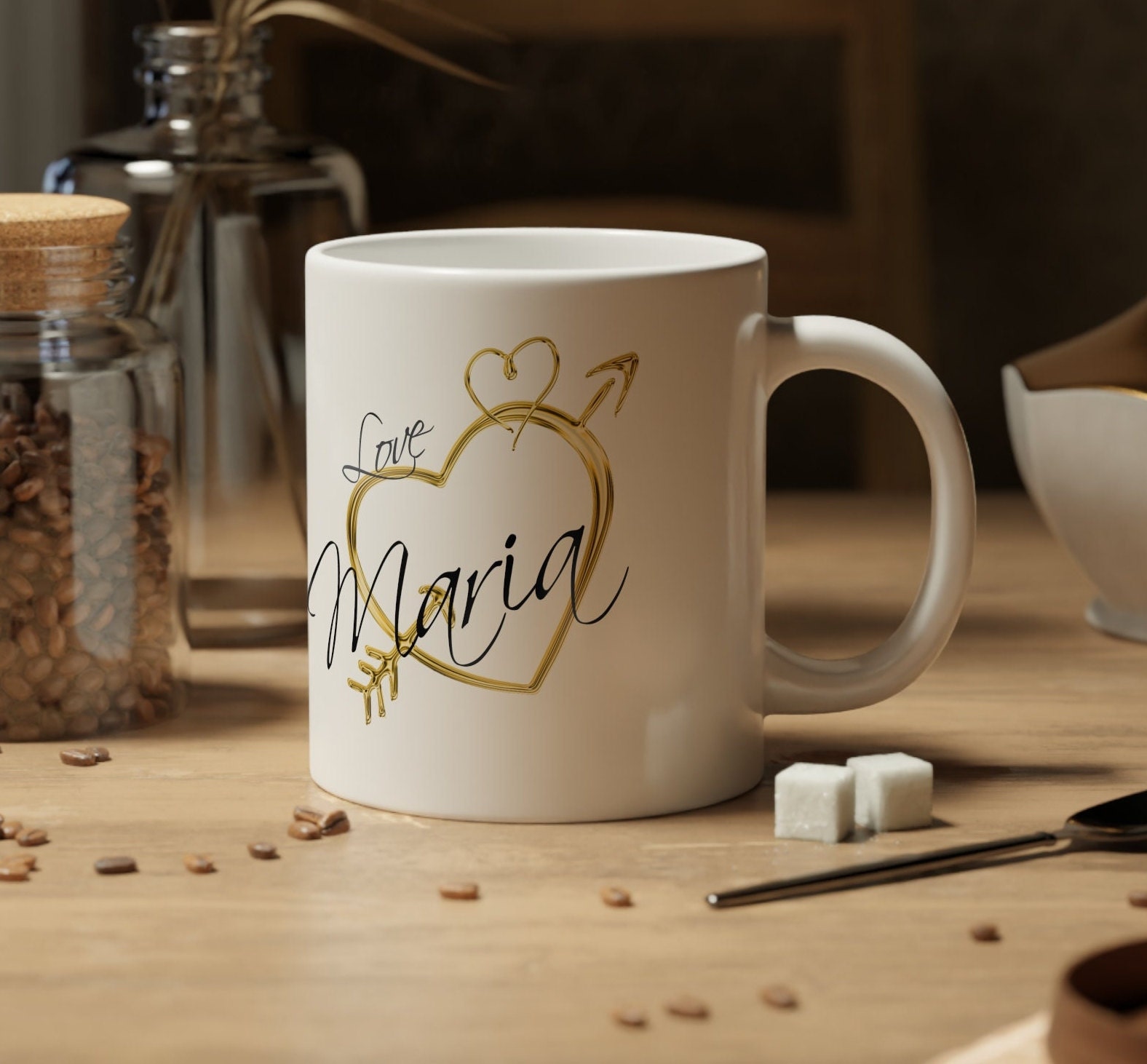 Taza de Café Personalizada Taza Metálica Personalizada – GreatStuff4Me