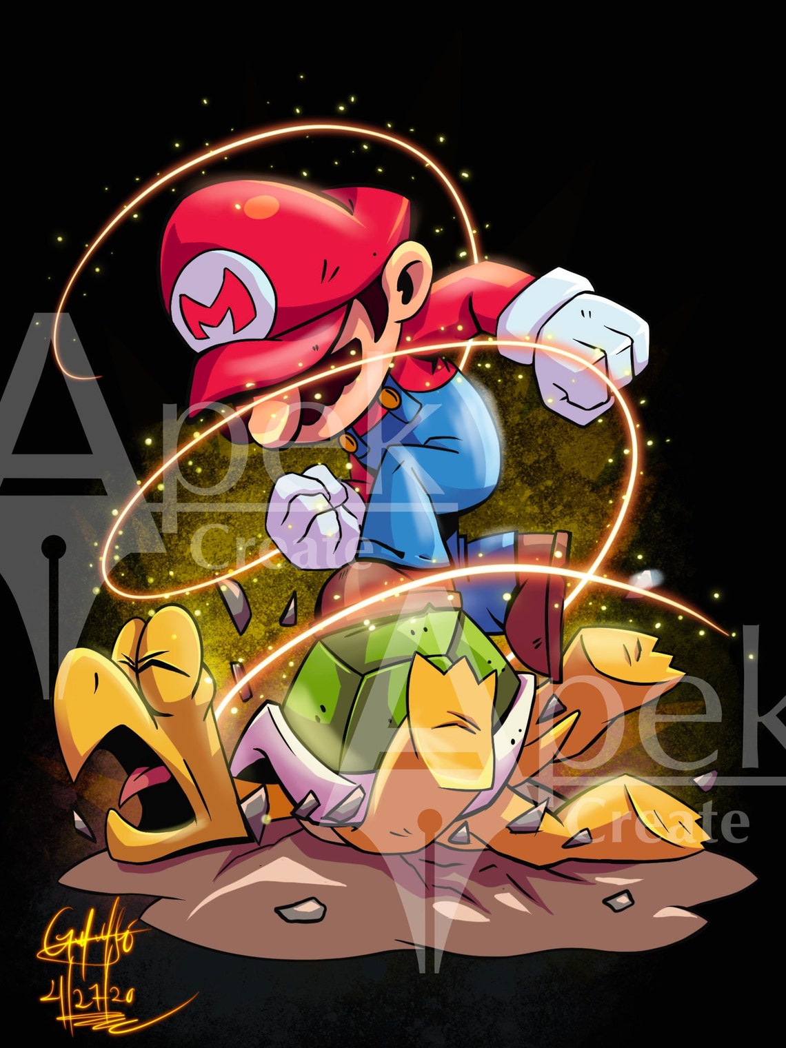 Psds Mario Mario Bros PSD, PNG Ilustracion De Mario Bros - Etsy
