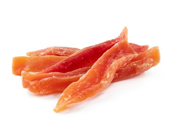 Unsulphured Dried Papaya Spears – Low Sugar, Resealable Bag