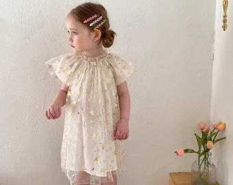 LISTO PARA ENVIAR: vestido para niñas, vestido para niñas pequeñas, vestido para ocasiones especiales para niñas, vestido de princesa, vestido de cumpleaños para niñas, vestido de estrella para niños, vestido de estrella