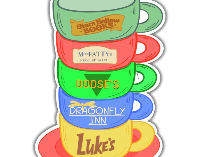 Stacked  Stars Hollow Cups Stickers Water-Proof Laptop Decal, Hydro Flask  Sticker, MacBook Stickers,  Inspirational Sticker