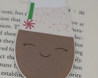 Hot Chocolate Squishmallow Double Sided Magnetic Bookmark | Bibliophile Magnetic Bookmark |  Reader Gifts | Bookworm Gifts Squishmallow