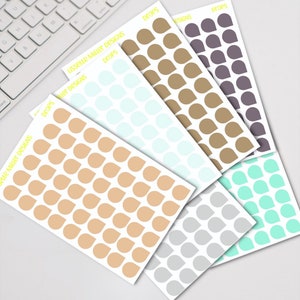 Mini Drops Planner Sticker Sheet | Planner Stickers | Daily Planner Stickers | Planner Drops Sheet