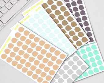 Mini Drops Planner Sticker Sheet | Planner Stickers | Daily Planner Stickers | Planner Drops Sheet