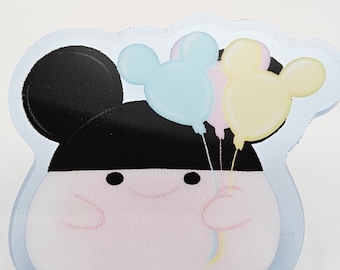 Kawaii Acrylic Pin Gumdrop Visits House of Mouse,  Badge Cute Pins, Bag Pins, Bag Pins, Acrylic Pin