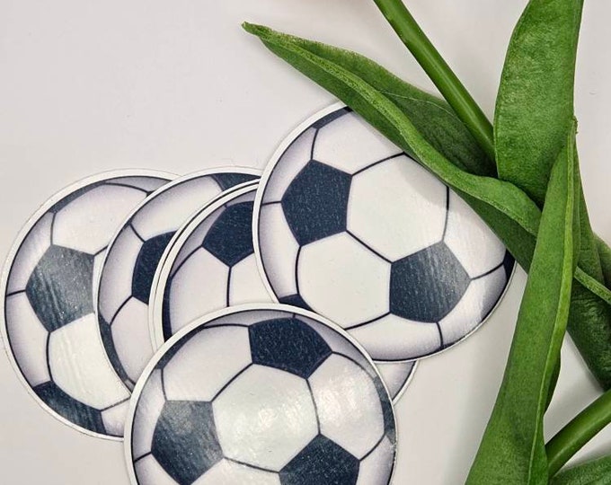 Soccer Ball Sticker Water-Proof Laptop Decal, Hydro Flask  Sticker, MacBook Stickers, Sports Stickers