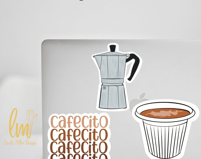 Cafecito Laptop Decal Bundle