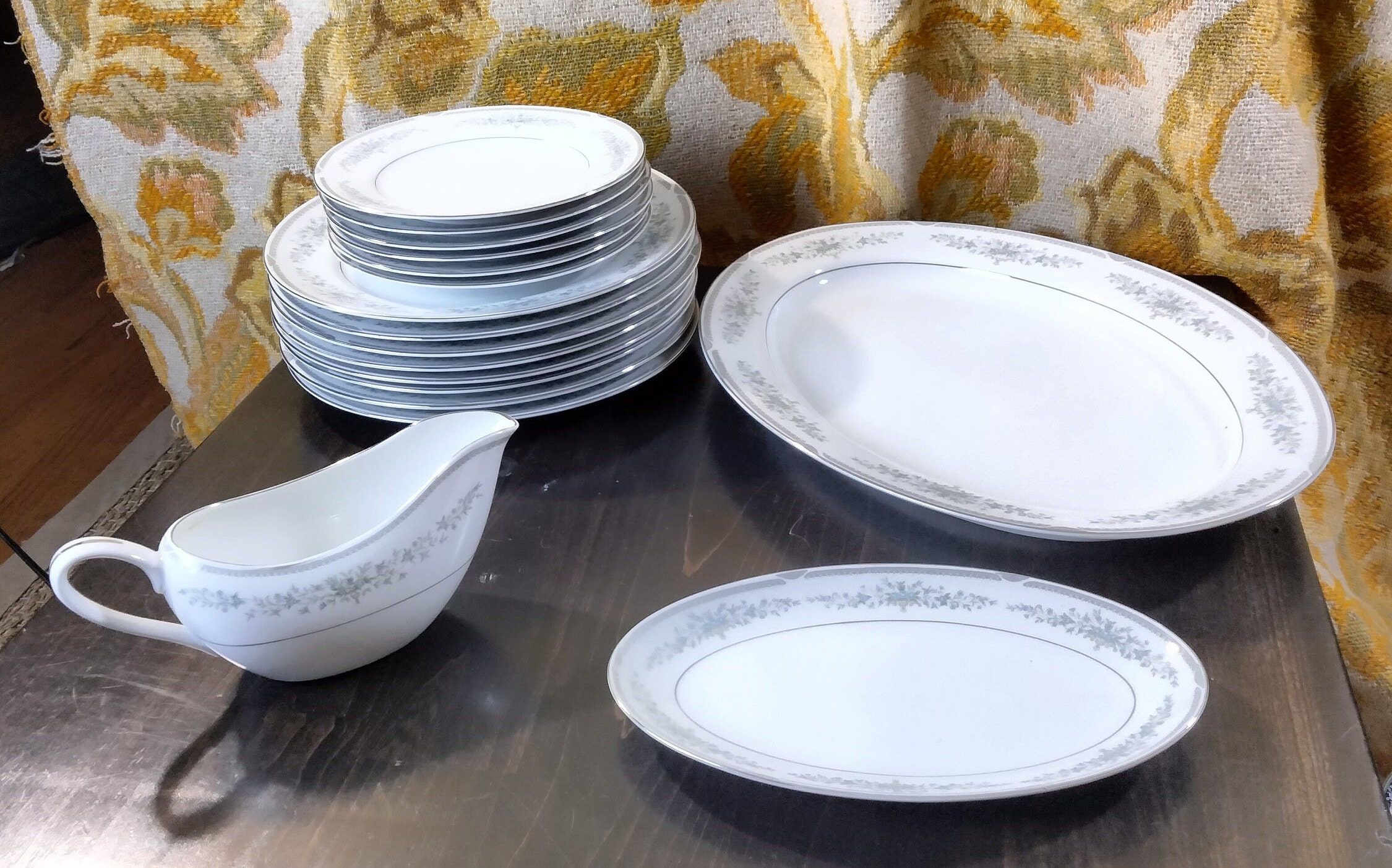 Royal Blue Dinnerware Sets Etsy