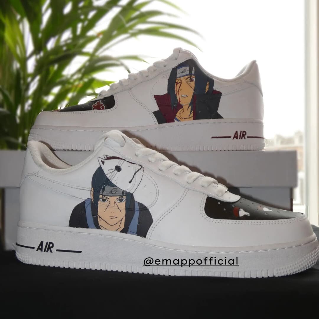 Custom Air Force 1 'itachi' | Etsy UK