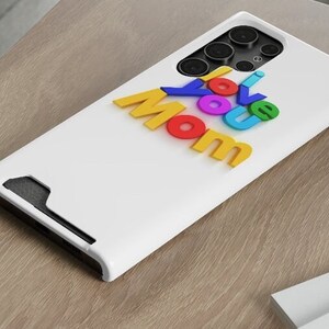 Funda para teléfono Samsung Galaxy 22 Diseño Funda para teléfono con tarjetero Regalo para mamá Regalo para el Día de la Madre Cumpleaños Funda de repuesto