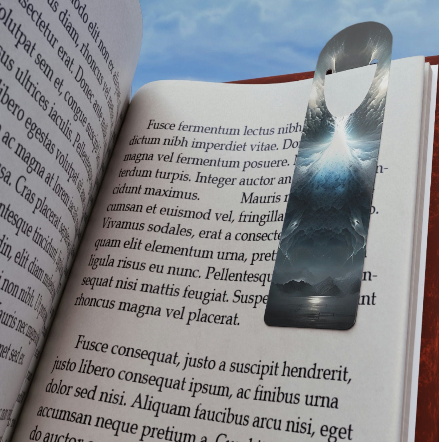 Frequency and Vibration in Its Purest Form Bookmark Aluminum Material Avid Reader Back to School College Positive Energy Mindfulness