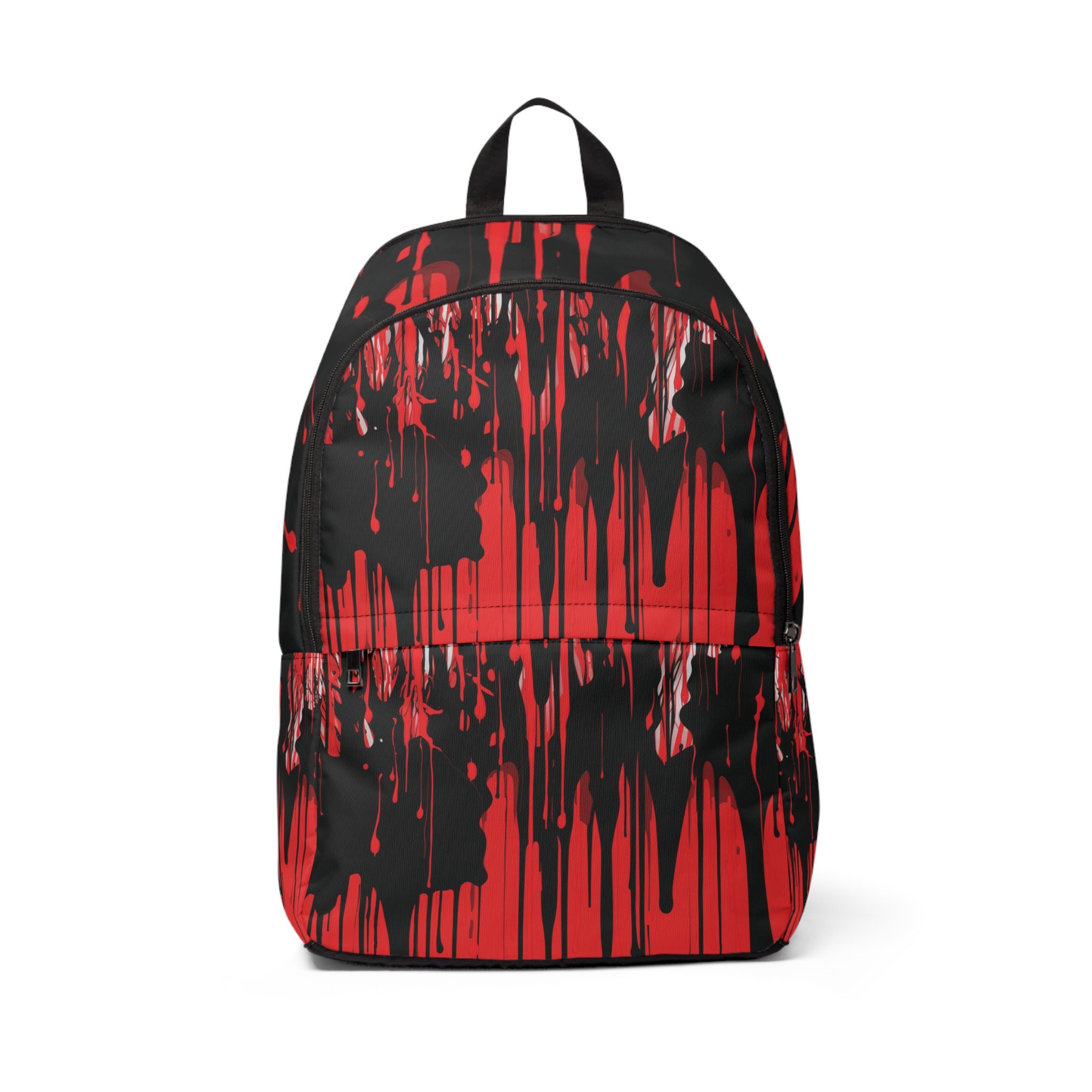 Blood Eclipse Backpack: Dark Alchemist Ritual Drip Design - Etsy display picture 1