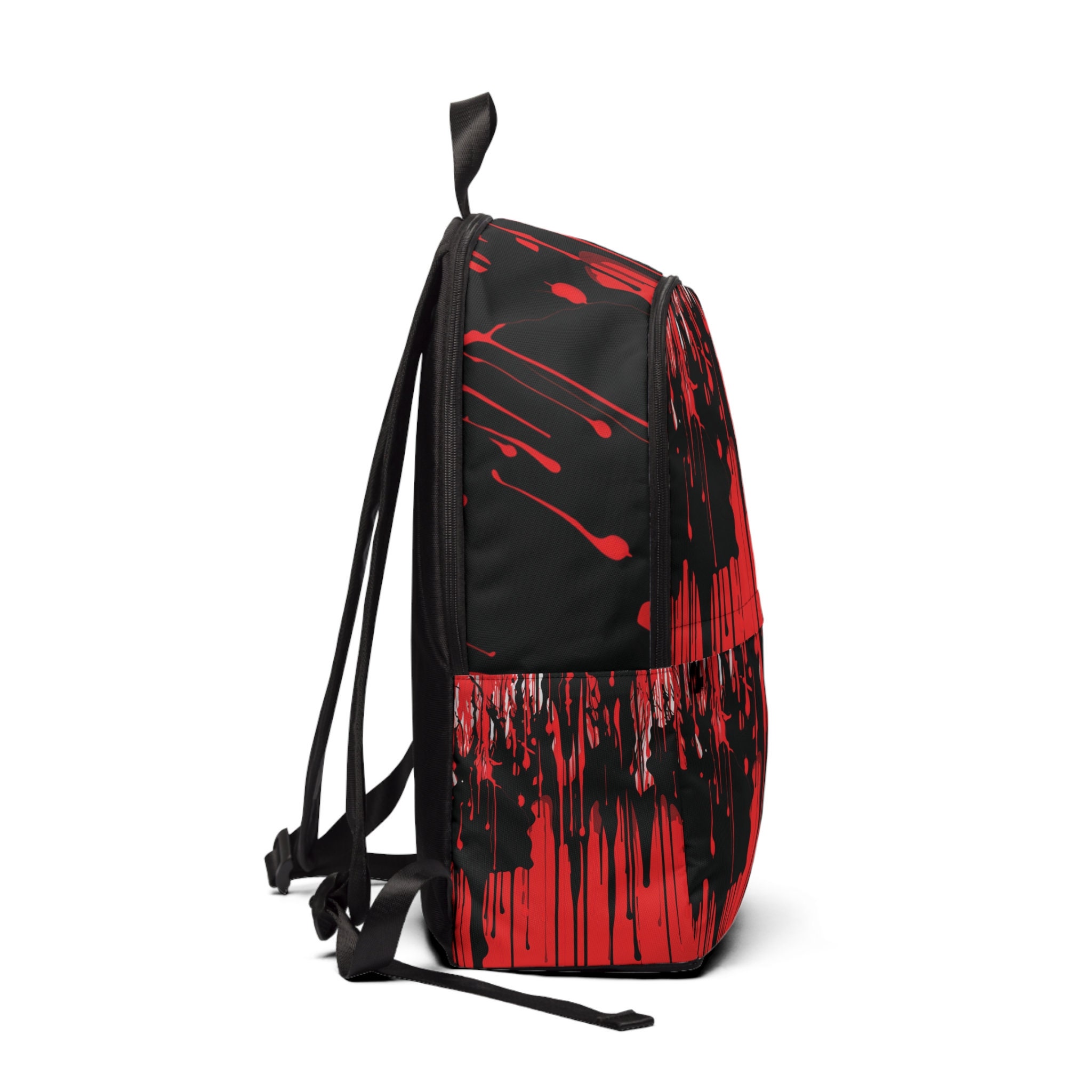 Gothic Anime Backpack with Blood Drip Design, Dark Fantasy Bag, Amazon.com: fancybag Goth Coffin Backpack with Detachable  main image 4