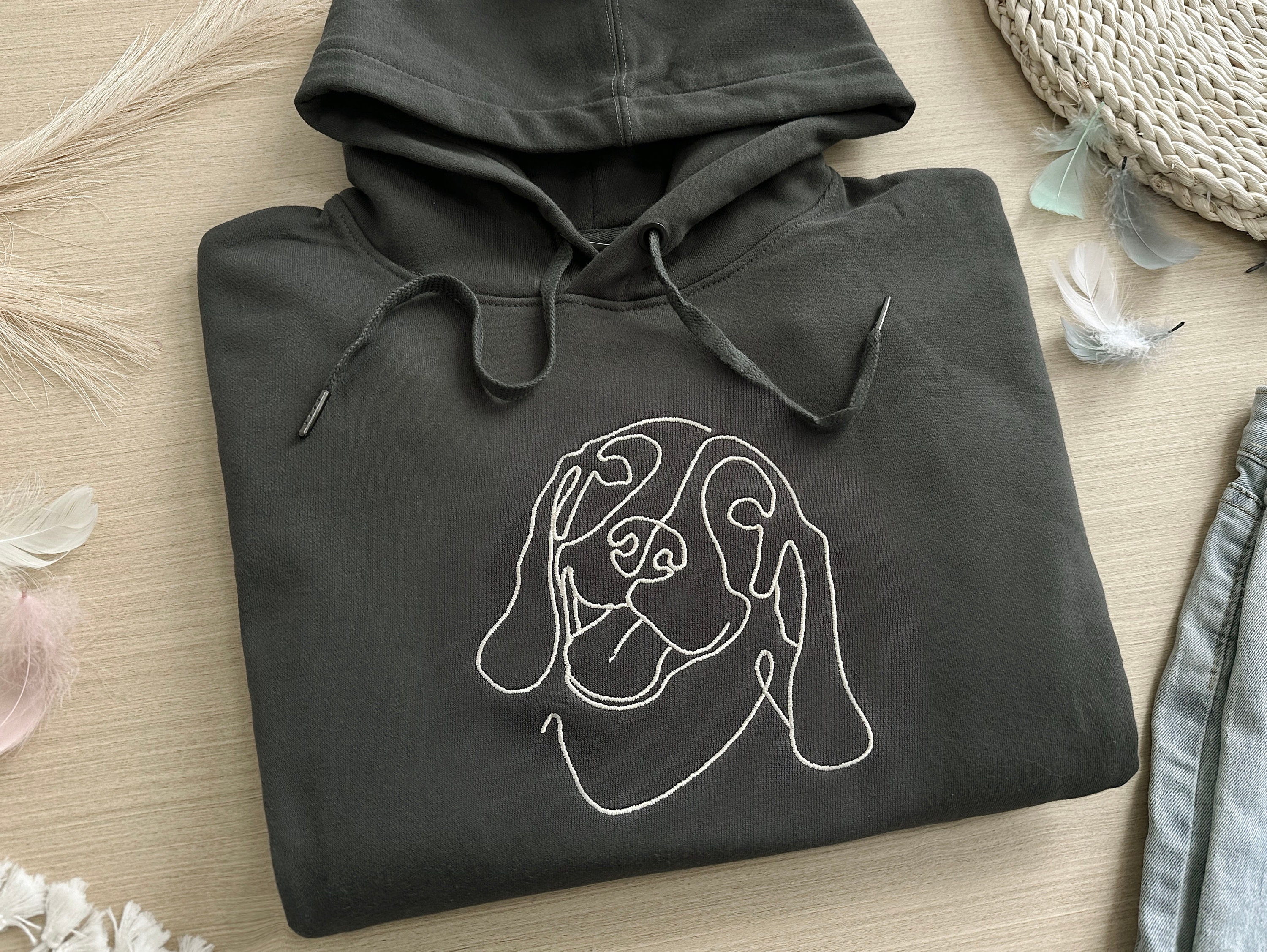 Discover Custom Dog Hoodie, Pet Outline