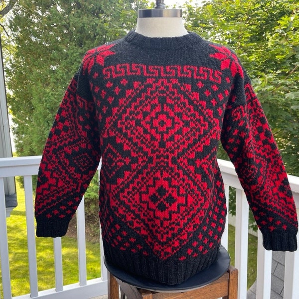 Heavy Wool Sweater - Etsy