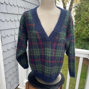 Tartan plaid sweater cheap