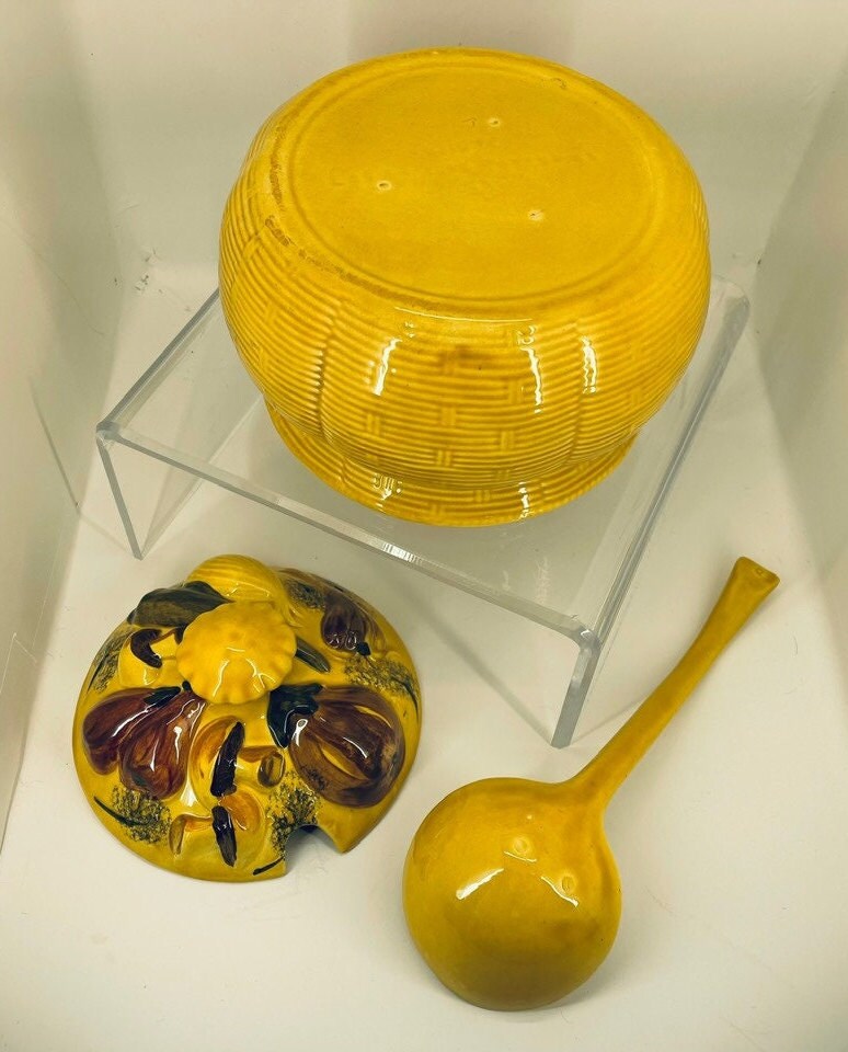 Mid Century Soup Tureen Lid & Ladle Los Angeles Potteries Etsy