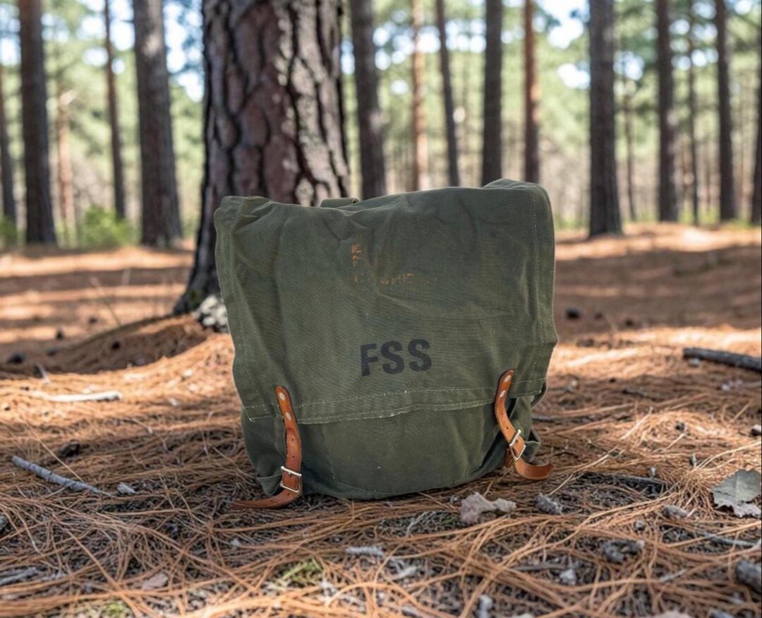 Vintage Forestry Service Canvas Backpack, Ely, Minnesota Fire Cache ...