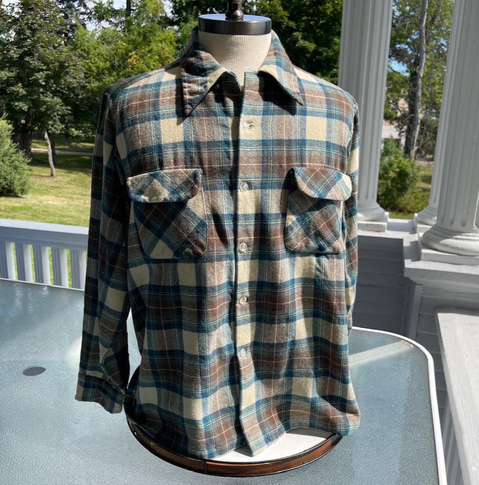 Vintage Wool Shirt - Etsy