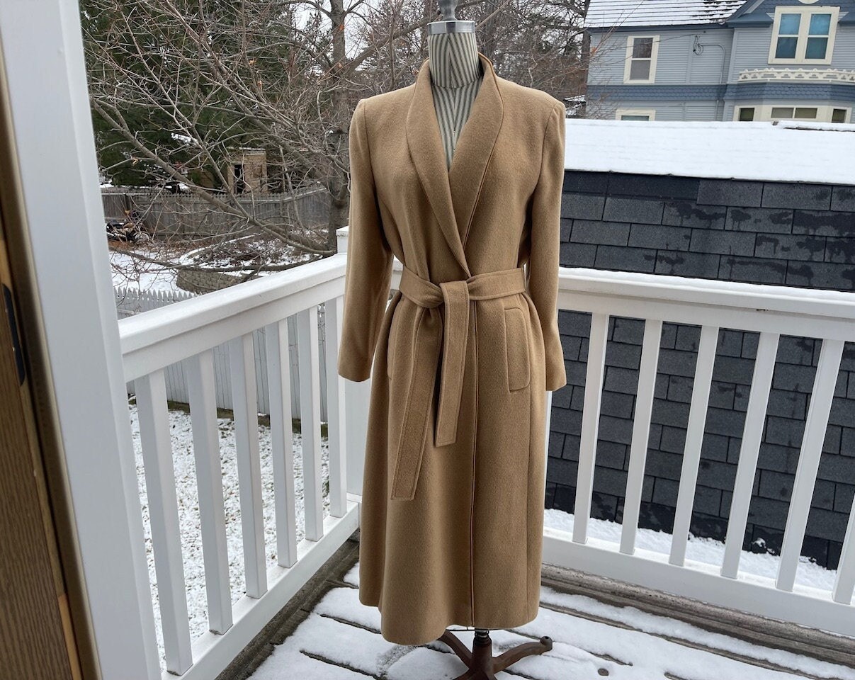 Fleurette camel shop hair coat