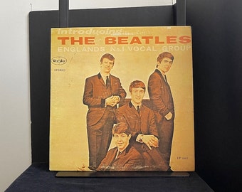 洋楽 Introducing...TheBeatles(unofficial) Vintage Introducing the Beatles LP Record Album, VJ Brackets