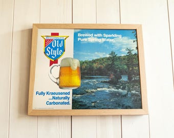 Vintage Lot of 20 Beer Advertising Placemats, Old Style Beer, Paper Unused, 1982, Bar Supplies, Beer Collectibles, G. Heileman Brewing