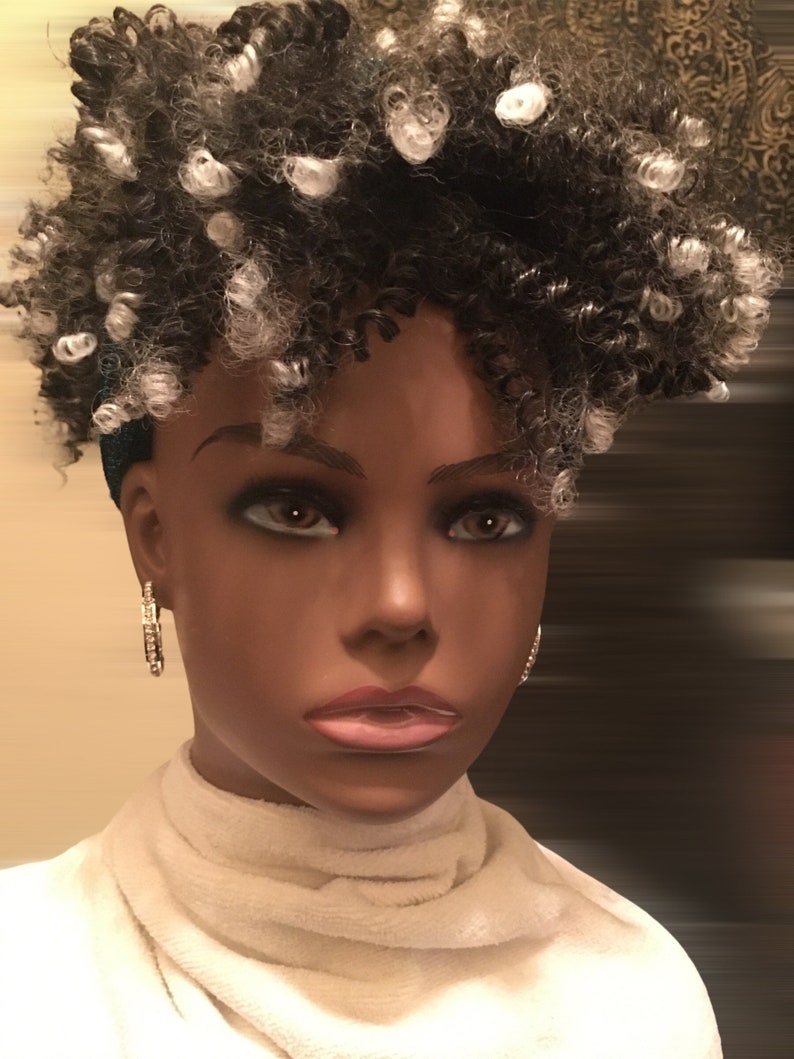 Pineapple Style Headband Wig Etsy