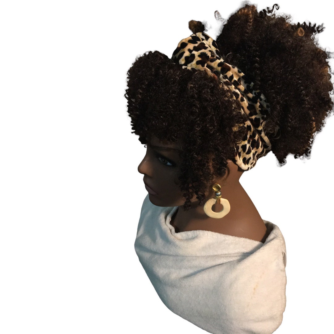Pineapple Style Headband Wig Etsy