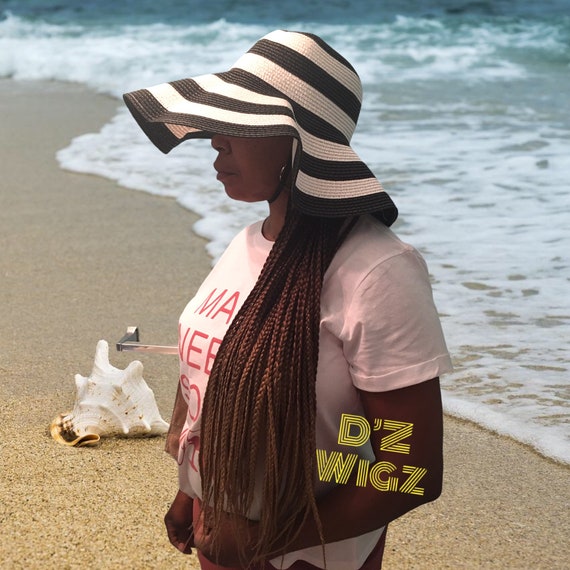 Beach Hat With Braids - Etsy