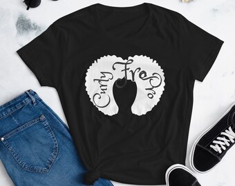 Women's Curly Fro Pro short sleeve t-shirt