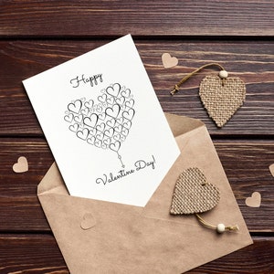 Minimalist Valentine&#39;s Day Cards, Printable Valentine Cards, valentines gifts for her