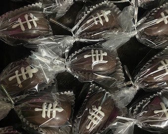 Football hot cocoa bombs