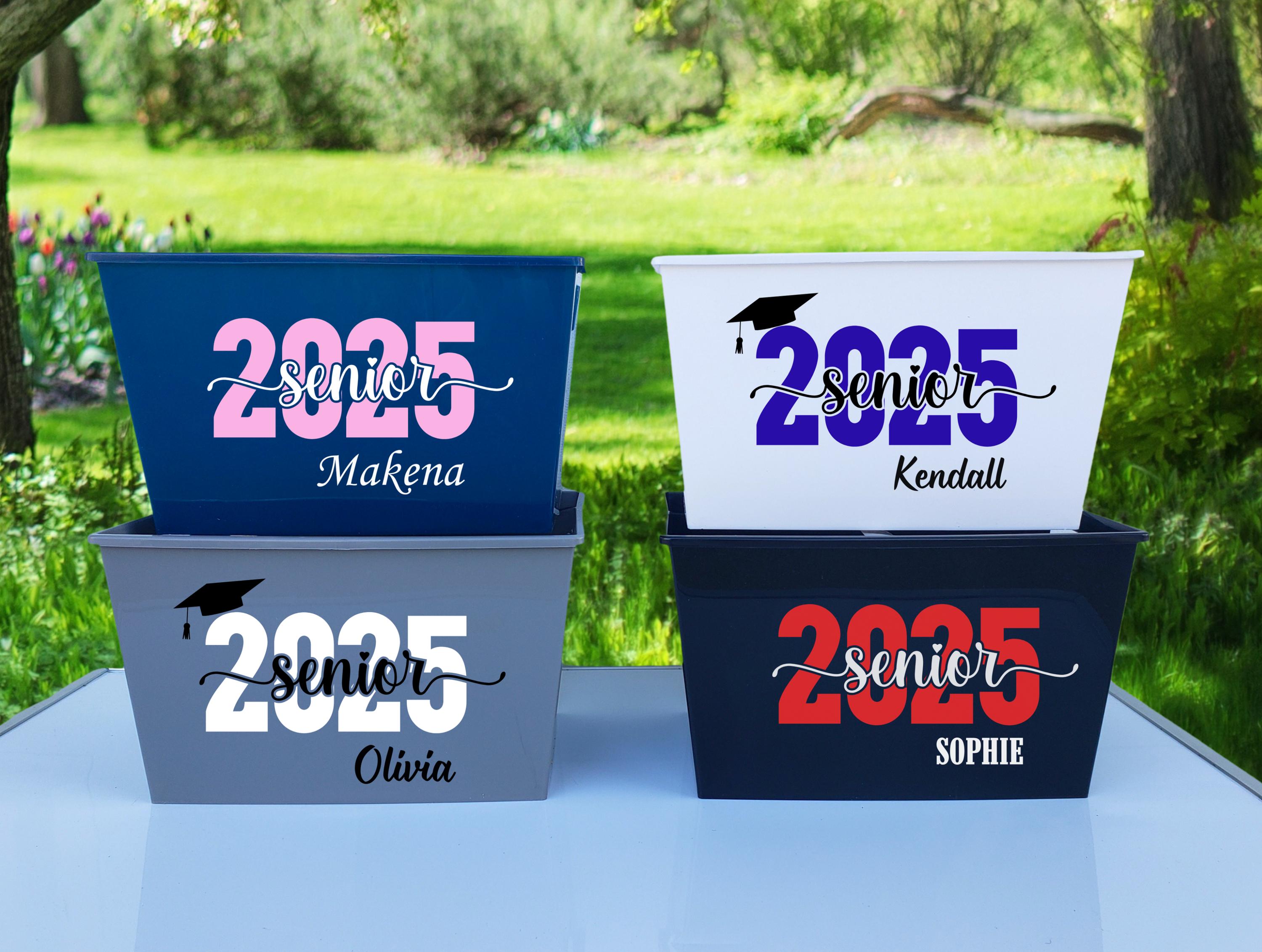 Senior 2026 Gift Basket, Custom Name Senior Night Bucket, Graduation ...